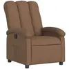Image de vidaXL Fauteuil relax brun Tissu