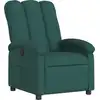 Image de vidaXL Fauteuil relax vert foncé Tissu