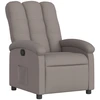 Image de vidaXL Fauteuil relax Taupe Tissu