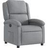 Image de vidaXL Fauteuil relax gris clair Tissu