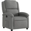 Image de vidaXL Fauteuil relax gris foncé Tissu