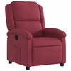 Image de vidaXL Fauteuil relax rouge vin Tissu