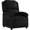Image de vidaXL Fauteuil relax noir similicuir