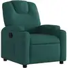 Image de vidaXL Fauteuil relax vert foncé Tissu