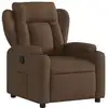 Image de vidaXL Fauteuil relax brun Tissu