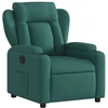 Image de vidaXL Fauteuil relax vert foncé Tissu
