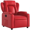 Image de vidaXL Fauteuil relax rouge similicuir