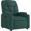 Image de vidaXL Fauteuil relax vert foncé Tissu