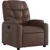 Image de vidaXL Fauteuil relax brun similicuir