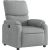 Image de vidaXL Fauteuil relax gris clair Tissu