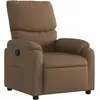 Image de vidaXL Fauteuil relax brun Tissu