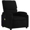 Image de vidaXL Fauteuil de massage noir tissu