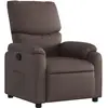 Image de vidaXL Fauteuil relax brun similicuir