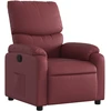 Image de vidaXL Fauteuil relax vin rouge similicuir