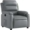 Image de vidaXL Fauteuil relax gris similicuir