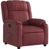 Image de vidaXL Fauteuil relax vin rouge similicuir