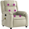 Image de Fauteuil de massage Crème Similicuir