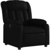 Image de vidaXL Fauteuil relax noir similicuir