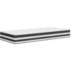 Image de vidaXL Matelas à ressorts ensachés moyen 90x200 cm