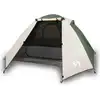 Image de vidaXL Tente de camping dôme 2 personnes Vert Étanche
