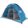 Image de vidaXL Tente d'organisation de camping 9 compartiments bleu étanche