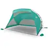Image de vidaXL Tente de plage vert mer 274x178x170/148 cm 185T polyester