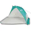 Image de vidaXL Tente de plage vert mer 268x223x125 cm 185T polyester