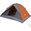Image de vidaXL Tente de camping dôme 3 personnes orange étanche à l'eau