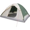 Image de vidaXL Tente de camping dôme 6 personnes Vert Étanche
