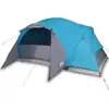 Image de vidaXL Tente familiale ventilée 8 personnes bleue imperméable