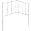 Image de Tête de lit métal blanc 100 cm