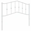 Image de vidaXL Tête de lit de rechange en métal blanc 107 cm