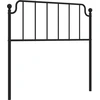 Image de Tête de lit en métal noir 100 cm