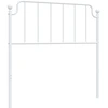 Image de Tête de lit métal blanc 100 cm