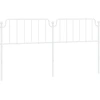 Image de vidaXL Tête de lit de rechange en métal blanc 200 cm