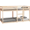 Image de vidaXL Lit superposé sans matelas 90x200 cm pin massif