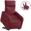 Image de vidaXL Fauteuil relax avec releveur vin rouge Tissu