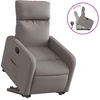 Image de vidaXL Fauteuil relax avec releveur Taupe Tissu