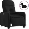 Image de vidaXL Fauteuil relax électrique noir tissu