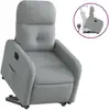 Image de vidaXL Fauteuil relax releveur gris clair Tissu