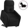Image de vidaXL Fauteuil relax releveur électrique noir tissu