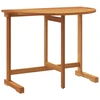 Image de vidaXL Table de balcon pliante 90x60x72 cm bois massif acacia