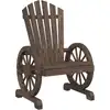 Image de vidaXL Chaise de jardin Adirondack en bois massif de sapin
