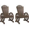 Image de vidaXL Chaises de jardin Adirondack 2 pcs. Sapin massif