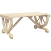 Image de vidaXL Table basse de jardin 90x50x40 cm en bois massif de sapin