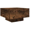 Image de vidaXL Table basse chêne fumé 55x55x31 cm Bois composite