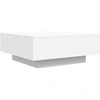 Image de vidaXL Table basse blanche 80x80x31 cm Bois composite