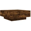 Image de vidaXL Table basse chêne fumé 80x80x31 cm bois composite
