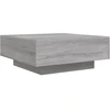Image de vidaXL Table basse Gris Sonoma 80x80x31 cm Bois composite