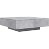 Image de vidaXL Table basse gris béton 100x100x31 cm Bois composite